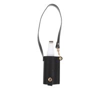 IMIKEYA Flacon Pulvérisateur Rechargeable 60ml Noir en Pet et Pu sans Bavures, Support de Main Suspendu, pour Voyage et Transport Paquet
