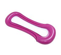 IMIKEYA Flottant Gonflable Rouge Portable Filet Chaise de Natation pour Piscine Coussin de Détente Aéré
