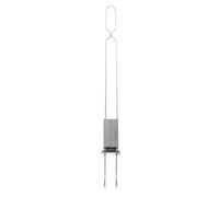 IMIKEYA Fourchette de Barbecue Maintient Fermement les Aliments Lors du Barbecue Argentée en Acier Inoxydable Forme en U, pour Griller Gigot D'agneau