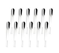 IMIKEYA Fourchettes à Fruits Surface Lisse sans Bavure Lot de 20 en Acier Inoxydable Argenté Facile à Nettoyer, Vacances à Domicile Bar
