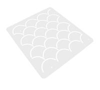 IMIKEYA Gabarit Sûre pour Broderie en Plastique de Matelassage Surface Lisse sans Bavures, Règle Patchwork pour Projets D'artisanat et Broderie