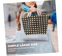 IMIKEYA Grand Sac de Plage Tissé Main pour Femme Grand Cabas et Panier Tressé Élégant avec Poignée Ergonomique pour Courses et