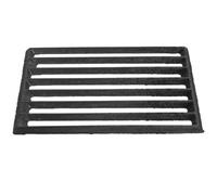 IMIKEYA Grille de Barbecue Rectangulaire Accessoire Solide et Sûr Noir Résistante à Haute Température pour Cheminée pour Intérieure et Extérieure