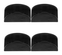 IMIKEYA Guides au Sol pour Porte Coulissante 4 Pièces Accessoire de Porte en Métal Robuste Guide de Plancher Inférieur de Grange Compatible Meubles Coulissants Installation Facile