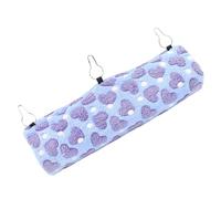 IMIKEYA Hamac Tunnel Suspendu pour Petits Animaux, Nid Douillet en Peluche Épaisse, Lit Chaud pour Hamster, Écureuil et Furet, Accessoire Hiver Confortable, Hamac pour Rongeur