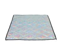 IMIKEYA Housse Isolante pour Congélateur Vertical Extérieur en Polyester Argenté, Étanche, Protection pour Garage en Hiver