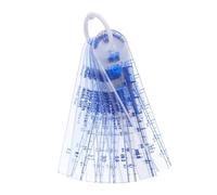 IMIKEYA Jauge de Cales Plastique Mesureur Épaisseur Métrique Outil Portable pour Contrôle Écarts et Testeur de Planéité Portes Coupe-feu Usage Automobile et Domestique