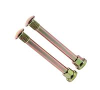 IMIKEYA Kit de 1 jeu de bagues et d'écrous pour le remplacement de la charnière de porte latérale de voiture - Kit de réparation de porte d'angle compatible avec Jeep 94-06