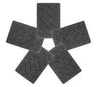 IMIKEYA Kit de Réparation Tapis de Sol pour Voiture en Nylon, 5 Pièces, Patchs Antidérapants et Ajustables pour Tapis de Sol Automobile, Car Interior, Installation Rapide
