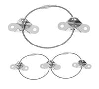 IMIKEYA Kit De Sangles De Sécurité Pour Meubles Antichute Bébé, Acier Inoxydable, 3 Ensembles Multifonctions Pour Fixation Armoire, Tiroir Et Commode, Protection Garçon Et Filles à Domicile