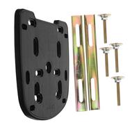 IMIKEYA Kit Fixation Porte-Bagages Moto, Plaque Support Métal Renforcé, Visserie Complète, Montage Top Case Arrière, Compatible Electric Scooters Et Motos, Usage Routier Sécurisé