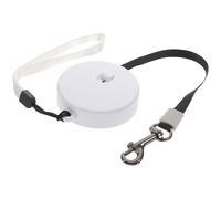 IMIKEYA Laisse Rétractable en Plastique et Nylon Système Double Verrouillage, Poignée Antidérapante Légère et Compacte pour Chiens, Chats et Lapins Jusqu'à 5kg pour L'entraînement