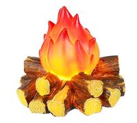 IMIKEYA Lampe à Flamme LED Miniature Faux Feu De Camp Décoratif pour Halloween - Effet De Feu Réaliste - Parfait pour Ambiance Cosy Et Décoration Intérieure Lampe De Veilleuse à Effet