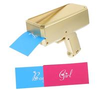 IMIKEYA Lanceur de Confettis de Plastique Doré pour Fête Petite à Papier Amusante pour Annonce Fille ou Garçon