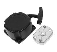 IMIKEYA Lanceur Manuel Noir pour Pocket Bike et Petit Atv, Léger et Facile à Installer, Assemblage en Abs et Métal, Démarreur de Moto Tout Usage Fiable