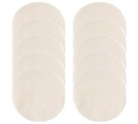IMIKEYA Lingettes Vapeur 100% Coton Naturel Beige Ø30 Cm, Lot de 10 Set de Coussinets Réutilisables pour Cuisson Vapeur, Tapis à Raviolis et Brioches, Accessoire Cuisson Sain et Pratique