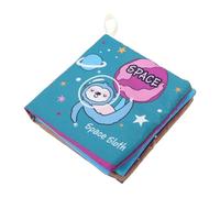 IMIKEYA Livre en Tissu pour L'éducation Précoce Bébé, Léger et Sûr en Flanelle Peau de Pêche, pour Poussette et Voyage, Jouet D'éveil Solide