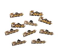 IMIKEYA Lot de 10 Broches de Remise de Diplômes 2026 en Alliage de Zinc, Épingle Commémorative Légère et Élégante, Décoration Festive pour Cérémonie Scolaire et Accessoires Souvenirs