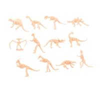 IMIKEYA Lot de 12 Modèles de Mini-Dinosaures en Plastique Squelettes Réalistes, Jouets Interactifs pour Garçon et Filles, Décorations Éducatives pour Fêtes et Loisirs