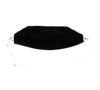 IMIKEYA Lot de 2 Bandeaux Élastiques Ajustables pour Postiche en Velours Noir Bande de Maintien Invisible pour Plaquer les Bords Accessoire Confortable et Antidérapant pour Coiffure