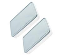 IMIKEYA Lot de 2 Boîtes à Œufs Bleues en Plastique Alimentaire Organisateur Empilable pour Réfrigérateur Protection Anti-Roulement pour Congélateur Cuisine Capacité Optimisée