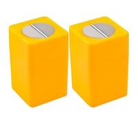 IMIKEYA Lot de 2 Boîtes de Rangement pour Lames Usagées Conteneur Sécurisé Compact en Plastique Rigide Boîte à Lames Cassées Portable pour Domicile et Salon de Coiffure Stockage