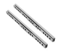 IMIKEYA Lot de 2 Glissières de Tiroir Étroites 17 MM à Roulement à Billes Acier Extension Bidirectionnelle 182 MM Coulisses Latérales Silencieuses pour Commode Boîte Présent et