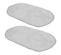 IMIKEYA Lot de 2 Matelas à Change Portables Imperméables en Coton et Polyester Réutilisables Ovales pour Bébé, Pratique pour Voyages et Usage Domestique