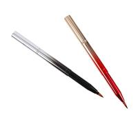 IMIKEYA Lot de 2 Pinceaux à Lèvres Rétractables Double Embout Pinceau Anti- Fin pour Maquillage Cosmétique Poils Fins et Denses Trousse de Maquillage Portable Couleur Aléatoire