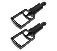 IMIKEYA Lot de 2 Poignées Pompe à Vide Manuelle Noires, Accessoires Ventouses Chinoises, Outil de Massage à Ventouses, Compatible Massage Cou Dos Jambes, Réutilisable et Ergonomique