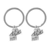 IMIKEYA Lot de 2 porte-clés « Nouvelle maison » - Porte-clés Maison 2026 - Cadeau de pendaison de crémaillère pour le/la conjoint(e) du/de la nouveau/nouvelle propriétaire - Cadeau pour la