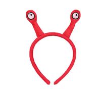 IMIKEYA Lot de 2 Serrage-Têtes pour Femmes de Tentacules D’Escargot Accessoires pour Cheveux Légers Couleurs Rouge et Noir pour Soirées Cosplay et Fêtes Amusantes