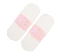 IMIKEYA Lot de 2 Serviettes Hygiéniques Lavables en Coton Doux Protège-Slips Réutilisables Respirants 21 CM Absorbantes pour Femmes Enceintes et Usage Maternité Alèses Lavables