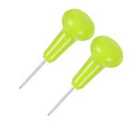 IMIKEYA Lot de 2 Stylos Braille en Plastique Vert Outil D’écriture Braille pour Aveugles Léger et Ergonomique pour Apprentissage et Autonomie Usage Quotidien Santé et Aide Visuelle