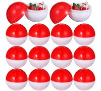 IMIKEYA Lot de 20 Boules Transparentes en Plastique Rondes, Faciles à Ouvrir et Fermer, pour Chasses aux Œufs de Pâques et Présents de Fête