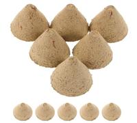 IMIKEYA Lot de 20 Cônes de Moxibustion Jumbo en Moxa Sauvage à Carthame sans Fumée Faits Main Multifonctionnels et Portables pour Salon Maison et Bien-être Corporel