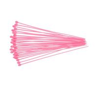 IMIKEYA Lot de 30 Aiguilles à Permanente en Polypropylène Rose Bâtonnets Anti-Marques pour Coiffure Professionnelle Accessoires Coiffage pour Permanente sans Traces Usage Salon et