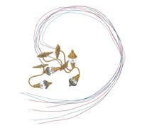 IMIKEYA Lot De 4 Appliques Murales Miniatures pour Maison De Poupée Lampe D'Extérieur À LED Lanterne Décorative Miniature Lampes Murales Miniatures Lampe D'Extérieur À Piles