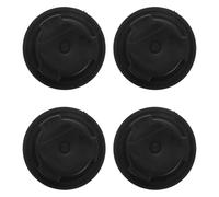 IMIKEYA Lot de 4 Bouchons en Plastique pour Poubelle Extérieure 660L Accessoires Étanches Joint D’Étanchéité Bouchons de Vidange Résistants aux Intempéries Adaptés pour Gestion des