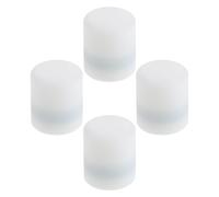 IMIKEYA Lot de 4 Bouchons en Ptfe Blanc pour Tubes de Prélèvement D'air, Compatibilité Polyvalente et Prévention Contamination Secondaire, pour Tests de L'air en Conditions Terrain