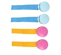 IMIKEYA Lot de 4 Clips de Poussette pour Couverture et Quilt en Abs et Polyester, Fixation Sécurisée pour Poussettes Forte Tenue, Accessoire pour Balade en Extérieur