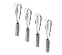 IMIKEYA Lot De 4 Mini Jouets Alimentaires Batteur À Œufs Poêle À Frire Petit Maison Miniature Poêle Électrique Œufs Mixeur À Main Petite Maison Mini Jouets Miniature en Acier