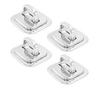 IMIKEYA Lot de 4 Plaques d'ancrage de Sécurité Compatibles Ordinateurs Portables et Tablettes, Base Antivol Robuste pour Bureau et Voyage, Dispositif de Fixation Stable et Polyvalent