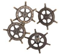 IMIKEYA Lot de 4 Poignées de Commode Vintage en Alliage de Zinc, Faciles à Installer, pour Tiroirs et Placards Style Chic et Applications Larges