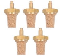 IMIKEYA Lot de 5 Buses Filtrantes en Cuivre pour Machines à Fumée de Scène : Silencieux M5 pour Buse D'air - Pièces de Rechange pour Réduire Le Bruit - Filtre à Bulles pour Accessoires de