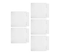 IMIKEYA Lot de 5 Caches-interrupteurs Anti-contact Transparents 86 Mm pour Panneau de Commande de Climatisation Centrale, Protection Inviolable du Thermostat, Protection Bouton-poussoir