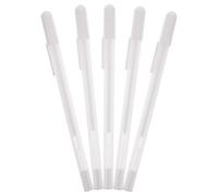 IMIKEYA Lot de 5 Marqueurs Cutanés Noirs Waterproof à Pointe Fine, Stylo de Cartographie des Sourcils et Tatouage, Résistant à L’eau la Transpiration, pour Usage Médical et Esthétique