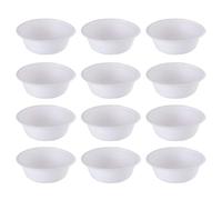 IMIKEYA Lot de 50 Bols en Papier Blanc Jetables, Peinture Portable pour Garçon et Filles, pour DIY et Activités Artistiques de Peinture