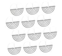 IMIKEYA Lot de 50 Coussinets Protecteurs pour Extensions de Cheveux Gabarit Gradué Feuille Isolante Thermique en Plastique Solide Protection du Cuir Chevelu et Bouclier Thermique pour