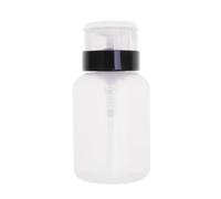 IMIKEYA Lot de 6 Flacons-pompes Vides 250ml en Plastique pour Dissolvant de Vernis à Ongles, sans Fuite, Pompe Pratique, pour Matériel de Beauté et Nail Art